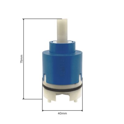 Single Lever Mixer Tap Cartridge 40mm Stepped Base View 3