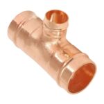 Solder Ring Branch Reducing Tee 15mm to 54mm - 15mm-x-15mm-x-10mm