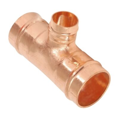 Solder Ring Branch Reducing Tee, Plumb Parts Glasgow