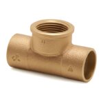 Solder Ring Female Tee 15mm to 28mm - 15mm-x-1-2x-15mm
