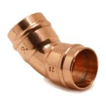 Solder Ring Elbow 45 Deg 15mm to 54mm - 15mm