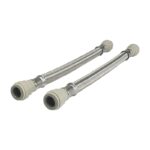 Speedfit Flexible Hose Push Fit x Push Fit 15mm to 22mm - 15mmX15mm-300mm