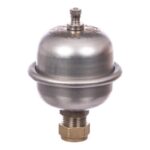 Stainless Steel Shock Arrestor Vessel 0.16L 15mm to 1/2 inch - 15mm Polished