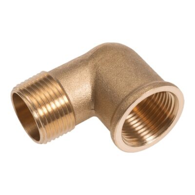 Threaded Male x Female Brass 90 Deg Elbow