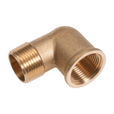 Threaded Male x Female Brass 90 Deg Elbow
