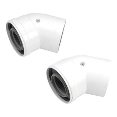 Vaillant ecoTEC 45 Degree Flue Bend Pair 80/125mm