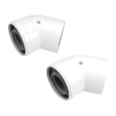 Vaillant ecoTEC 45 Degree Flue Bend Pair 80/125mm