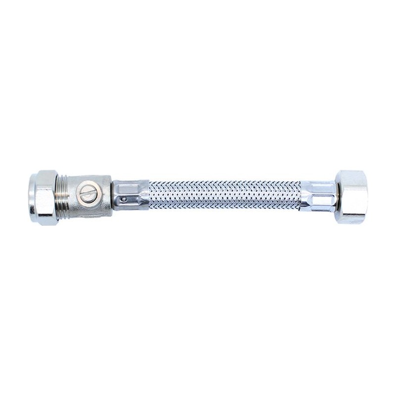 Viva Flexible Hose 1/2" X 15mm x 150mm with Isolator SSH2/B Viva Flexible Hose 1/2" X 15mm x 150mm with Isolator SSH2/B, Plumb Parts Glasgow