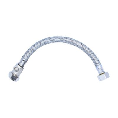 Viva Flexible Hose 1/2"x 15mm x 300mm with Isolator SSH2, Plumb Parts Glasgow