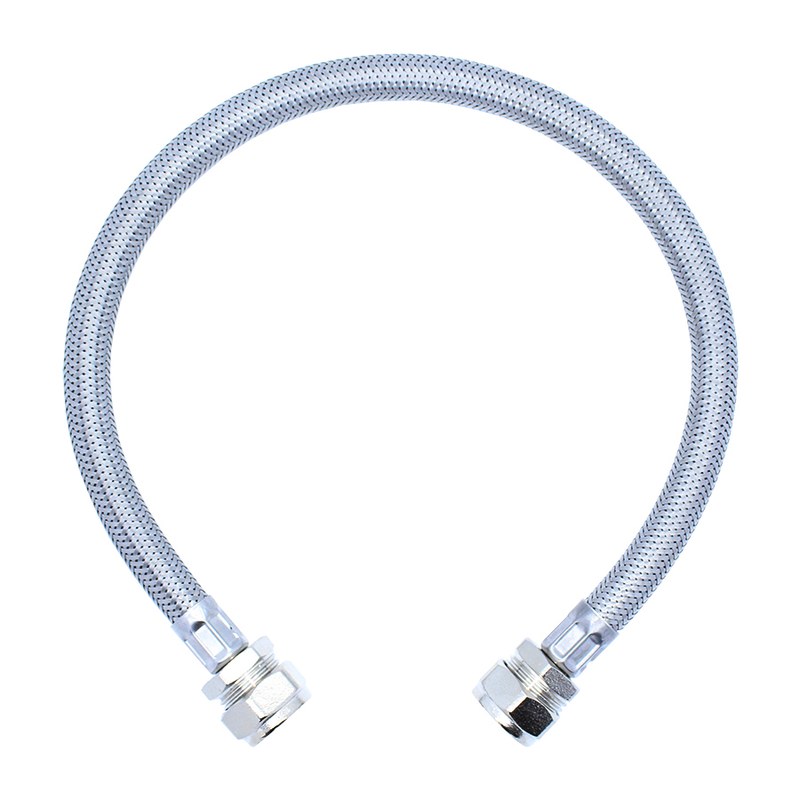 Viva Flexible Hose Compression 15mm x 15mm x 500mm SSH3/A Viva Flexible Hose Compression 15mm x 15mm x 500mm SSH3/A, Plumb Parts Glasgow