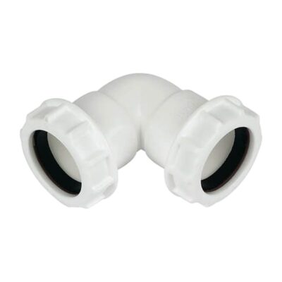 FloPlast White Compression 90° Elbow WC11, Plumb Parts Glasgow