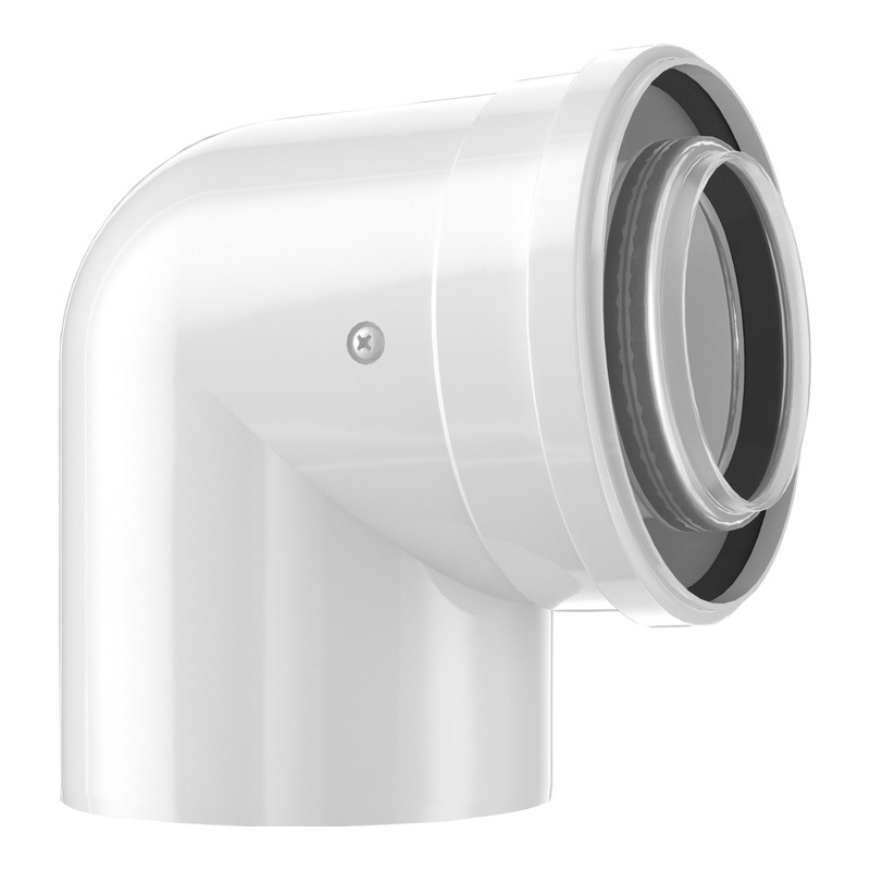 Worcester Bosch Concentric Flue 87 Degree Elbow 110/160mm Worcester Bosch Concentric Flue 87 Degree Elbow 110/160mm