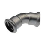 Pegler Yorkshire SS21 XPress Stainless Steel Elbow 45 Degree 15mm to 54mm - 15mm