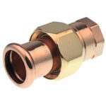 XPRESS YORKSHIRE PRESS-FIT COPPER FEMALE UNION ADAPTOR 15mm to 54mm - 15mm x 1/2