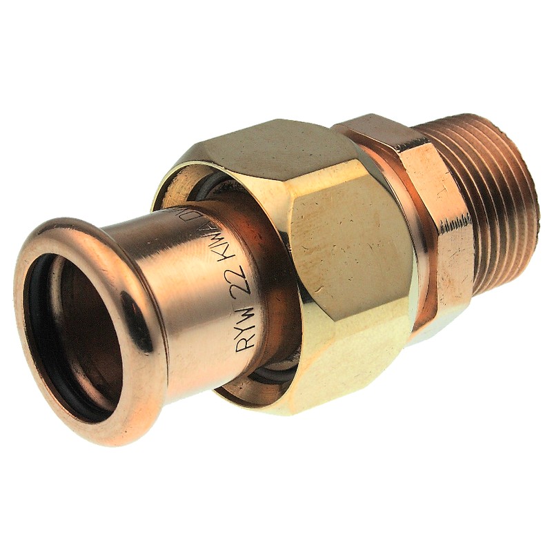 Xpress Yorkshire Press-Fit Copper Male Union Adaptor Xpress Yorkshire Press-Fit Copper Male Union Adaptor, Plumb Parts Glasgow