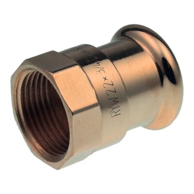 Xpress Yorkshire Press-Fit Copper Straight Female Coupler S2/6270G