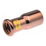 Pegler XPress Press-Fit Gas Copper Fitting Reducer 22mm to 108mm - 22 x 15mm