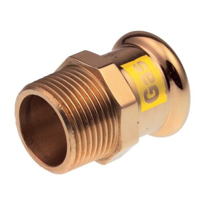 Pegler XPress Press-Fit Gas Copper Straight Male Connector
